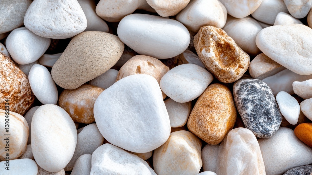 Closeup exploration of ocean stones revealing intricate textures and colors Closeup exploration of ocean stones revealing intricate textures and colors