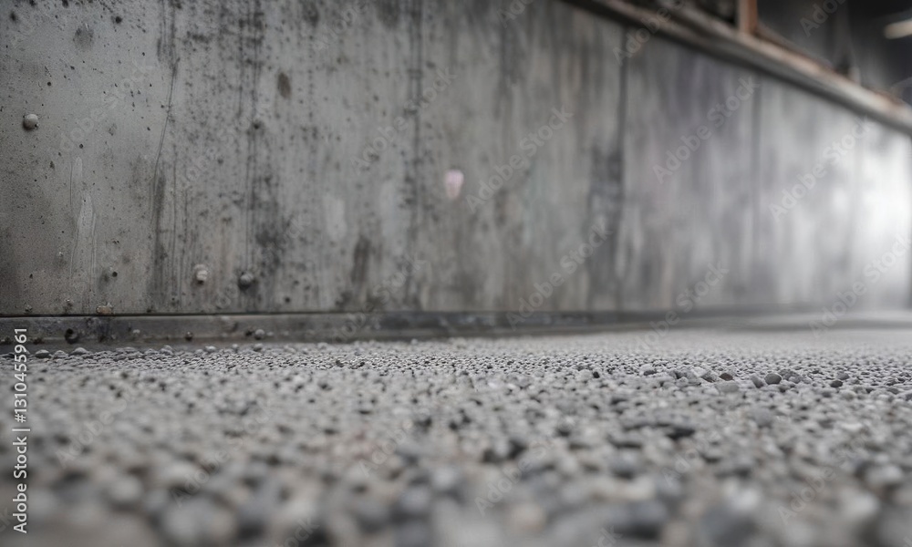 Fototapeta premium Industrial background with soft focus halftone dots and muted colors, urban, industrial