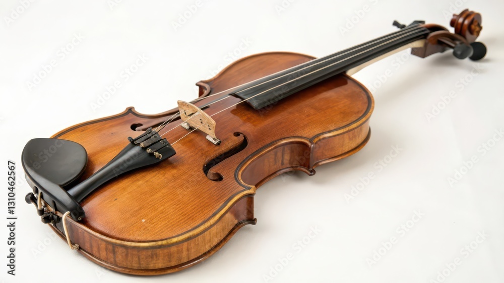Fototapeta premium Violin on White Background