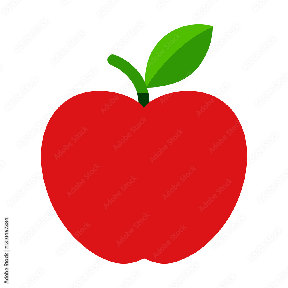 red apple with leaf illustration isolated on transparent background red apple with leaf illustration isolated on transparent background