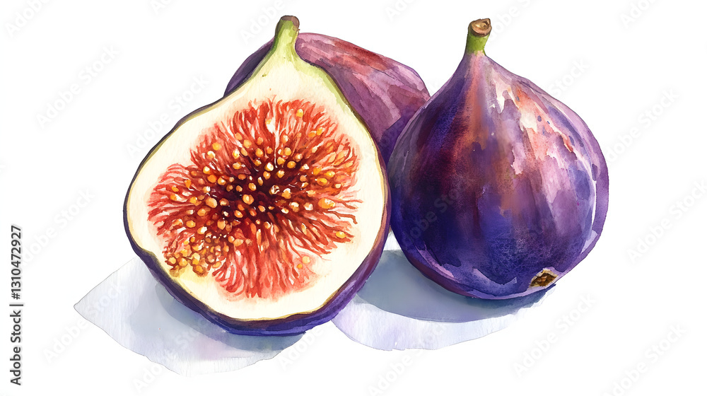 High definition purple fig fruit