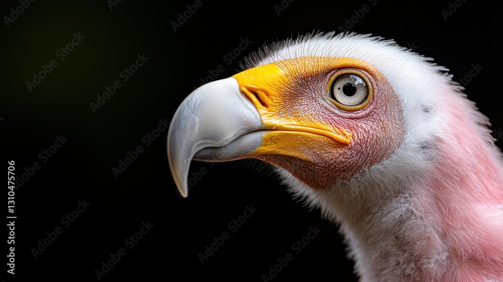 Majestic Rppell39's vulture shows off its striking features