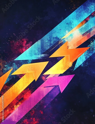 Multicolored Euclidean Combination of Arrows for Design and Illustration