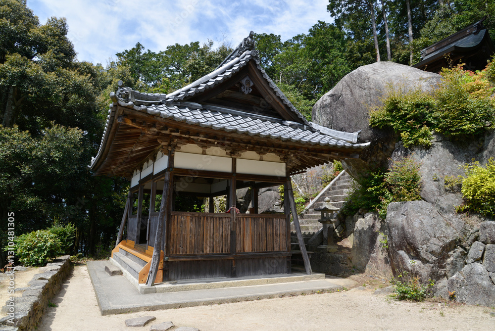 長命寺 太郎坊権現社拝殿 滋賀県近江八幡市 長命寺 太郎坊権現社拝殿 滋賀県近江八幡市