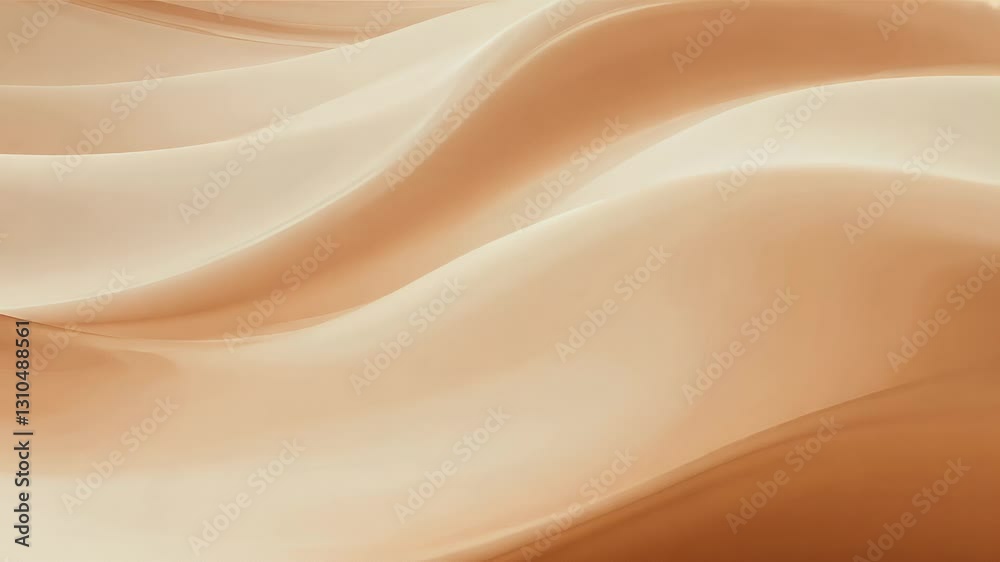 stunning animation featuring gentle flowing waves soft orange cream hues creating visually soothing elegant motion background stunning animation featuring gentle flowing waves soft orange cream hues creating visually soothing elegant motion background
