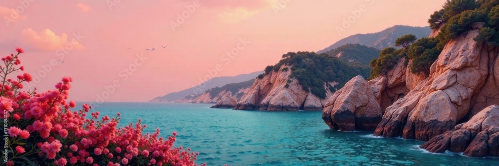 Fototapeta premium Minimalist design with subtle texture, clean, subtle, white