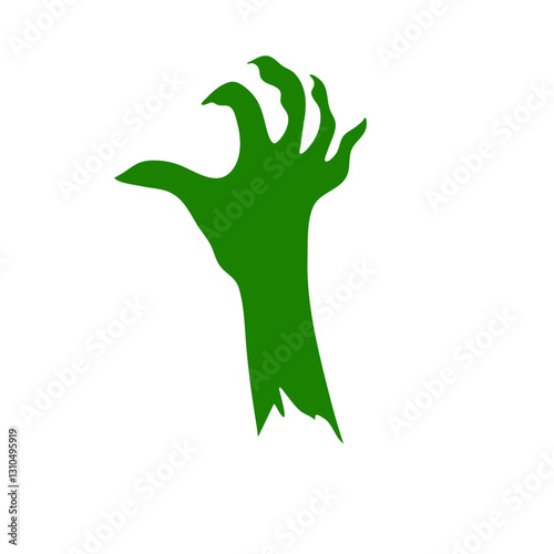 Monsters bony green hands
