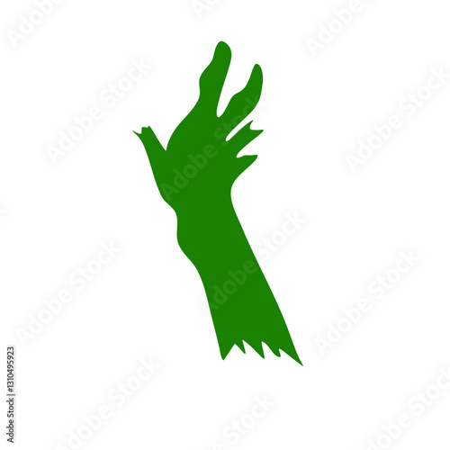 Monsters bony green hands

