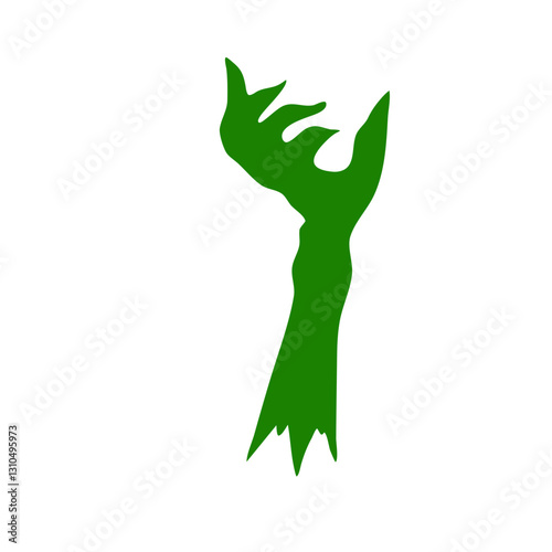 Monsters bony green hands
