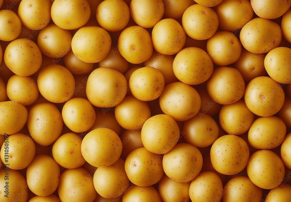 Vibrant Yellow Potatoes Piled Together Creating a Rich, Textured Background Ideal for Food Photography and Culinary Presentations Vibrant Yellow Potatoes Piled Together Creating a Rich, Textured Background Ideal for Food Photography and Culinary Presentations