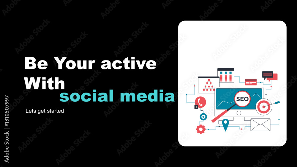 Audience engagement graph on dashboard screen, measure content marketing performance Audience engagement graph on dashboard screen, measure content marketing performance