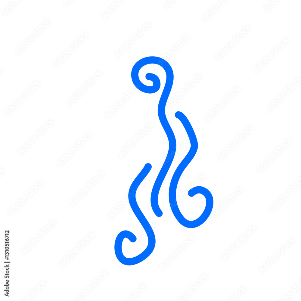 Obraz premium line art minimalist waterfall 