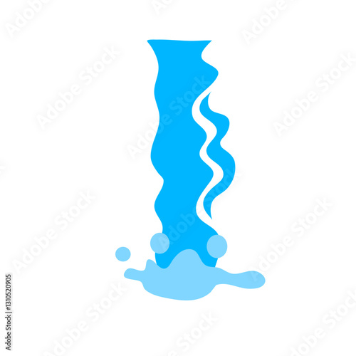 Waterfall animation vector
