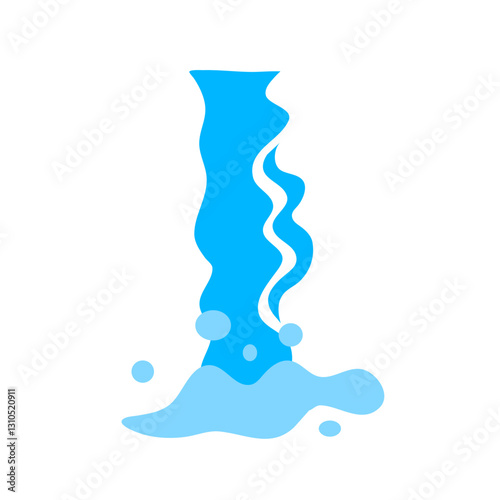 Waterfall animation vector
