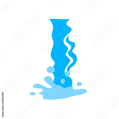 Waterfall animation vector

