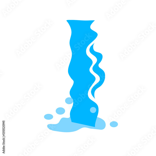 Waterfall animation vector
