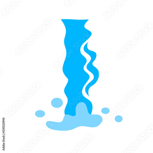 Waterfall animation vector
