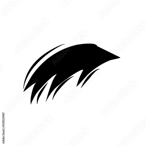 Horse tail icon Vector
