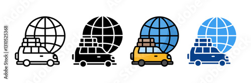 Money Exchange  Icon Set Multiple Style Collection