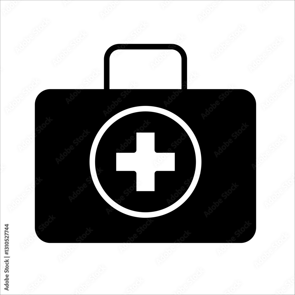 first aid kit Icon Symbol isolated white background. vector illustration. color editable. first aid kit Icon Symbol isolated white background. vector illustration. color editable.