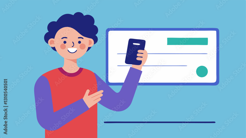 Mobile Deposit A person using their smartphone to take a picture of a check for mobile deposit emphasizing convenience and ease of use. Mobile Deposit A person using their smartphone to take a picture of a check for mobile deposit emphasizing convenience and ease of use.