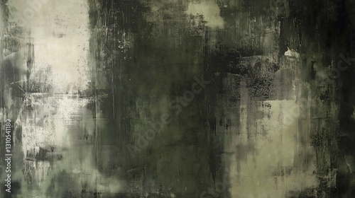 Abstract grunge texture with distressed yellow and black tones. The rough, weathered surface creates a vintage and artistic aesthetic, perfect for backgrounds and creative designs.