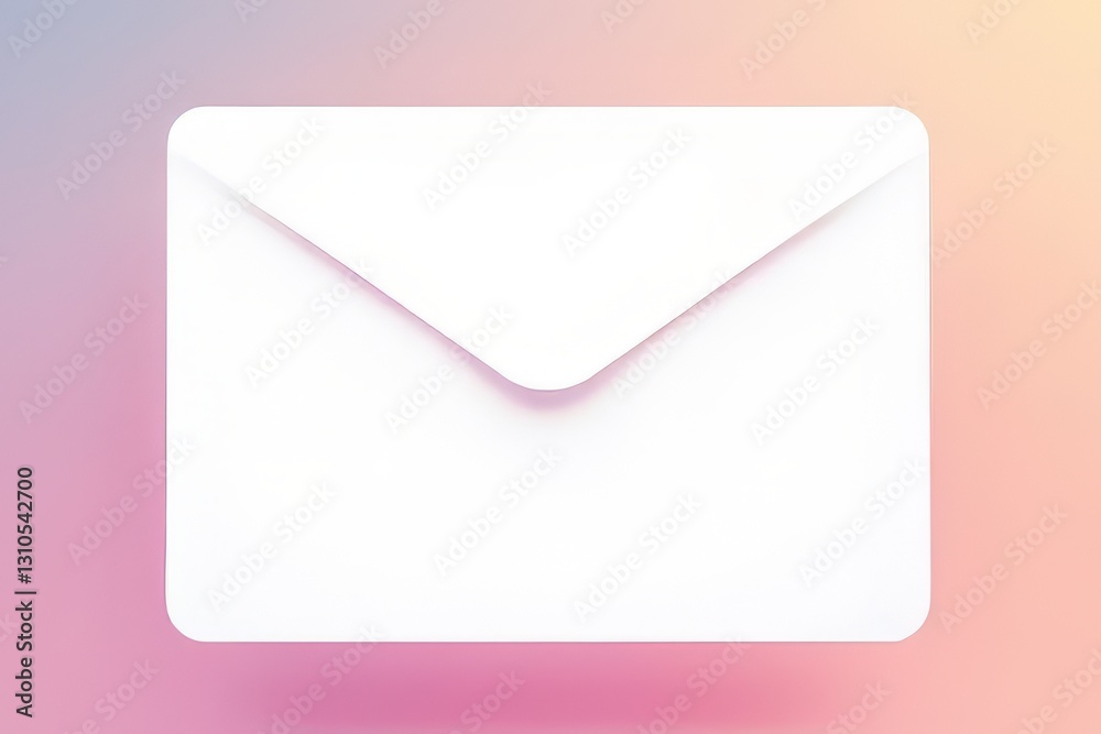 Blank White Envelope Illustration for Digital Use Blank White Envelope Illustration for Digital Use