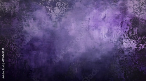 Dark purple grunge texture with distressed, weathered details. The rough and abstract surface creates a moody and artistic aesthetic, perfect for backgrounds and creative designs.