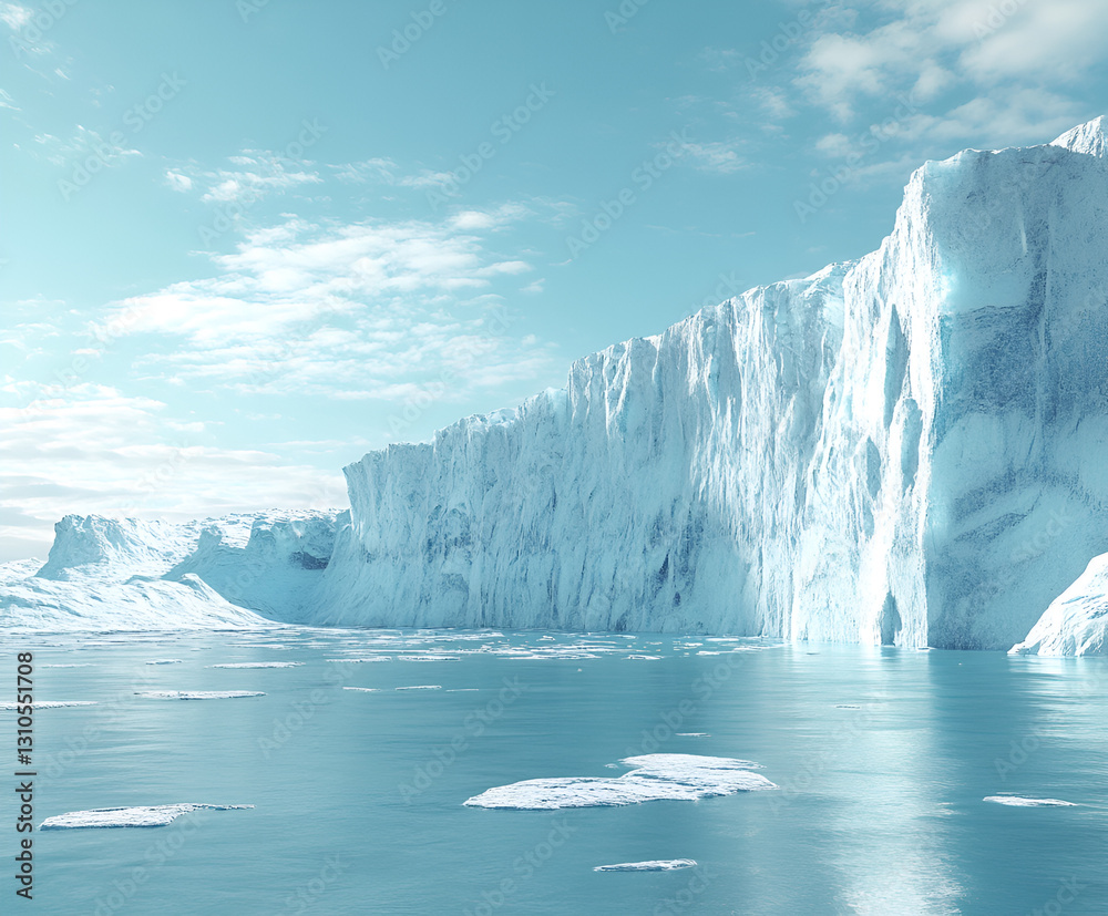 Iceberg - Appearance And Global Warming Concept Iceberg - Appearance And Global Warming Concept