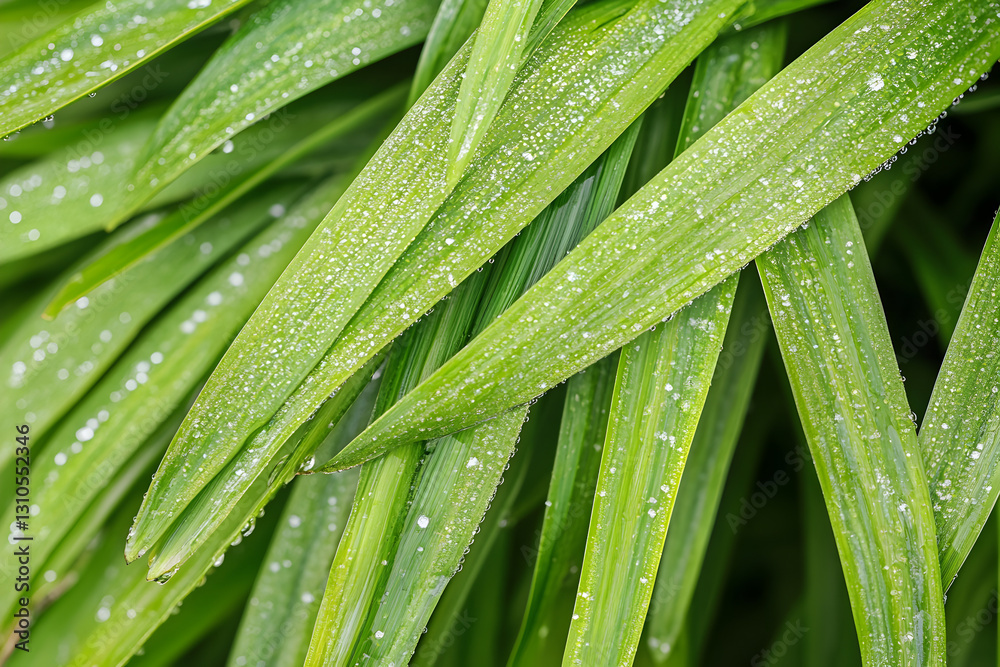 Lush Green Lawn Covered in Dewdrops Under Soft Sunlight for Nature and Wellness Concepts Lush Green Lawn Covered in Dewdrops Under Soft Sunlight for Nature and Wellness Concepts
