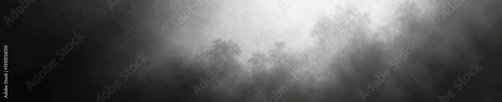 Fototapeta premium Black and white gradient with subtle noise Smooth grey center, grainy edges , illustration, noise, design
