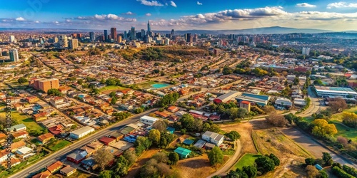 Johannesburg Suburbs Aerial Map - Urban Exploration Photography