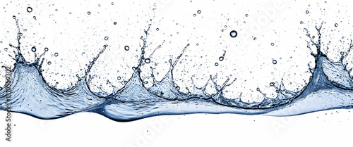 dynamic water splash with b...