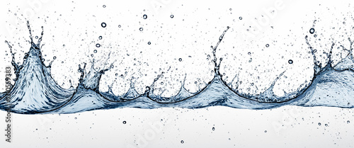 dynamic water splash with b...