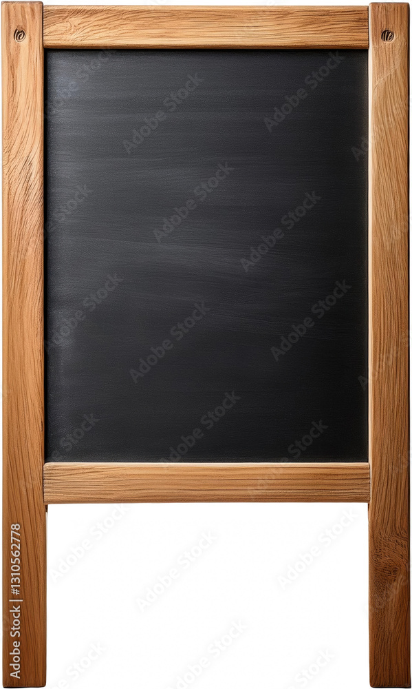 Blank Wooden A Frame Chalkboard Sign Empty Blackboard Menu Board Rustic Style Blank Wooden A Frame Chalkboard Sign Empty Blackboard Menu Board Rustic Style