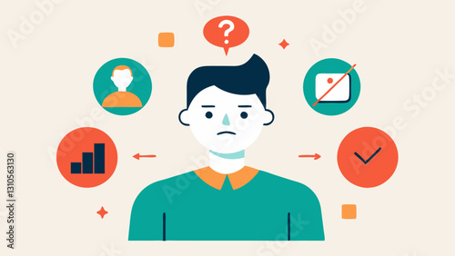 These descriptions can serve as a guide for creating meaningful vector illustrations that convey the impact of peer pressure on decisionmaking and selfesteem.