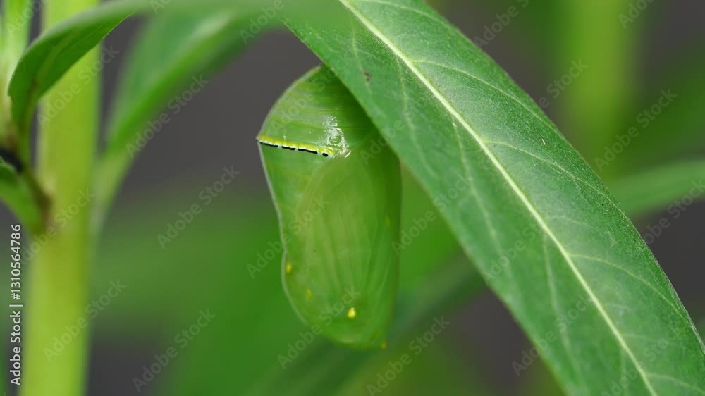 Transformative Process of a Butterfly in the Chrysalis Stage of Its ...