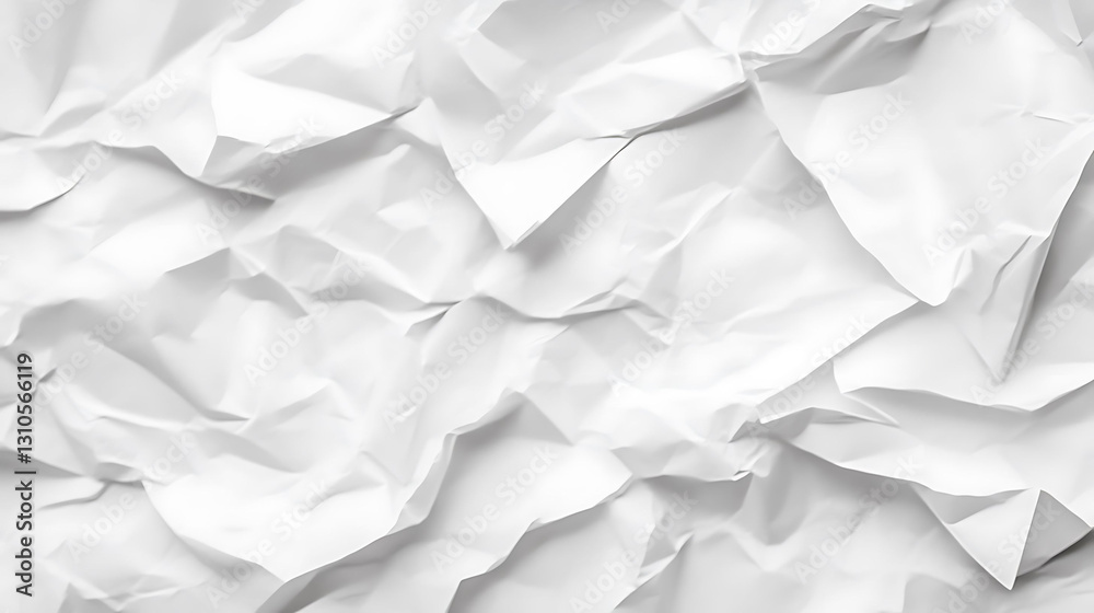 White crumpled paper texture background, raw and high-resolution, perfect for design, presentations, and creative projects. White crumpled paper texture background, raw and high-resolution, perfect for design, presentations, and creative projects.