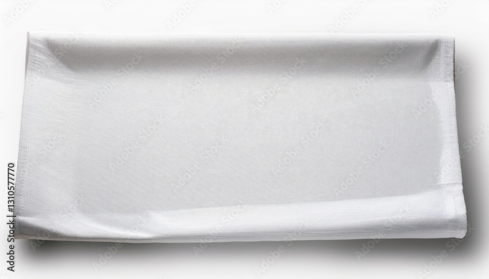 Isolated Elegance pristine white tablecloth, showcasing crisp folds in a minimalistic setting, evoking simplicity and purity. Isolated Elegance pristine white tablecloth, showcasing crisp folds in a minimalistic setting, evoking simplicity and purity.