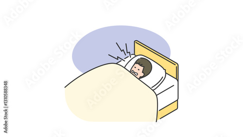 睡眠：歯ぎしりやいびきをかく男性