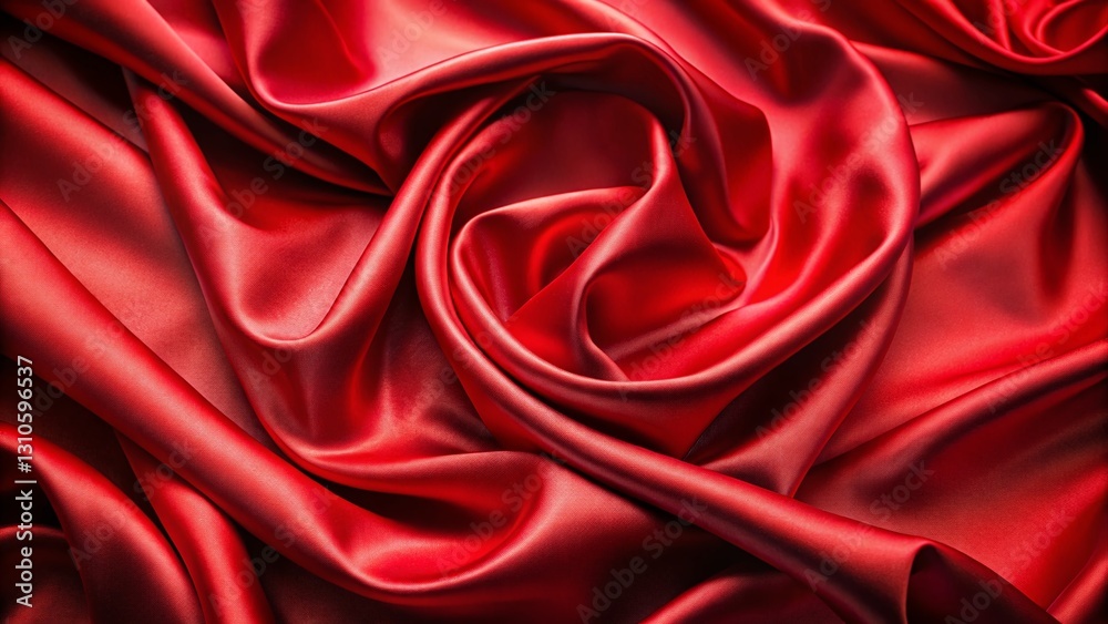 Luxurious Red Satin Fabric Background for Portraits - Elegant Smooth Texture Luxurious Red Satin Fabric Background for Portraits - Elegant Smooth Texture