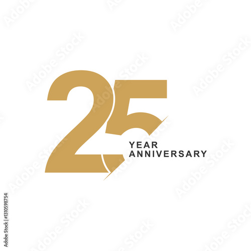  25 year anniversary label design