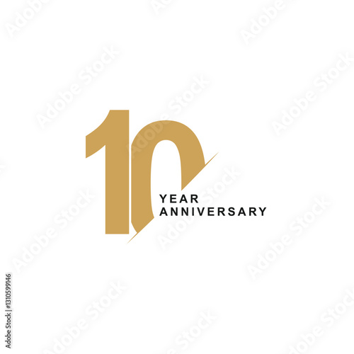  10-year anniversary label design