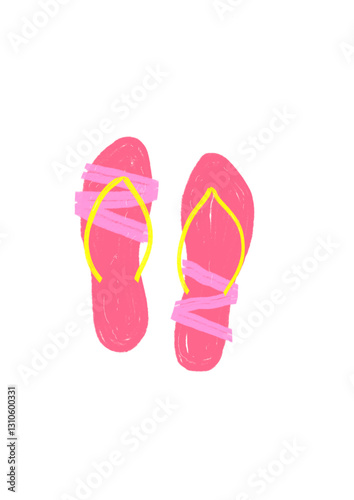 pink sandals for summer