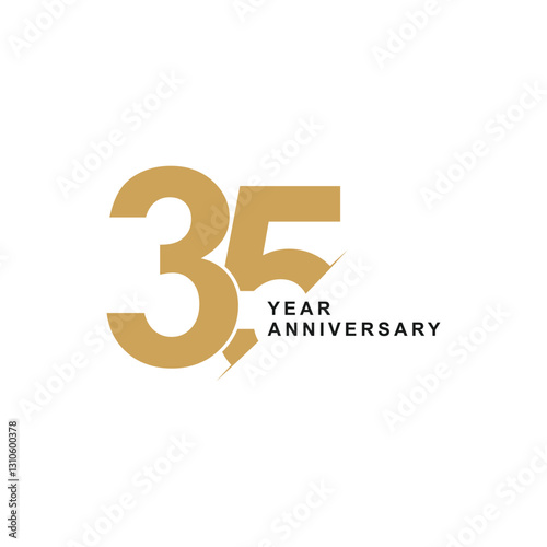 35-year anniversary label design