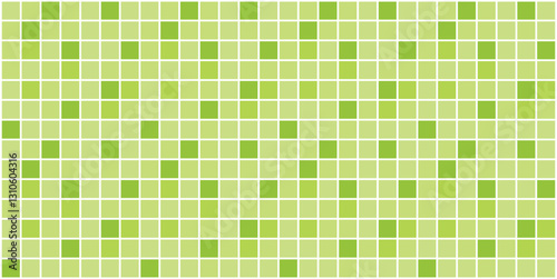 green ceramic floor and wall tiles background