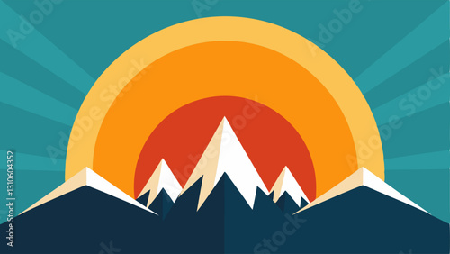Sunrise A sunrise over mountains with the sun symbolizing hope new beginnings and the dawning of selfacceptance and confidence.