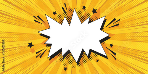 abstract comic book pop art template