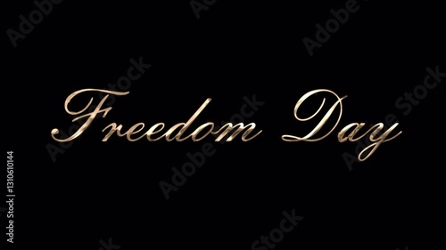 Freedom Day Animation for Social Media, Events, and Promotions
