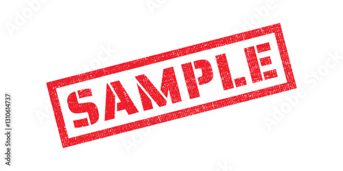 sample red stamp grunge